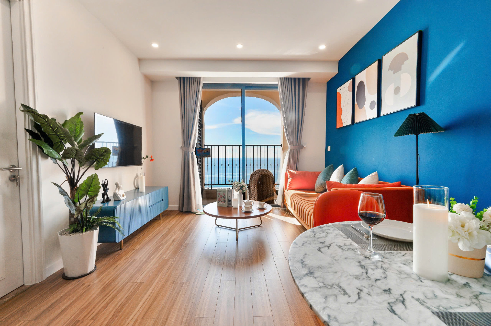 site 2 - 1PN biển cầu hôn pháo hoa - Cam