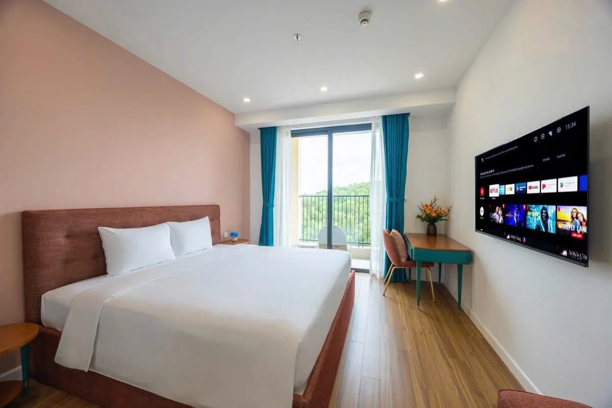 Căn Hộ Studio Hạng Sang Với Giường Cỡ Lớn, Có Ban Công
