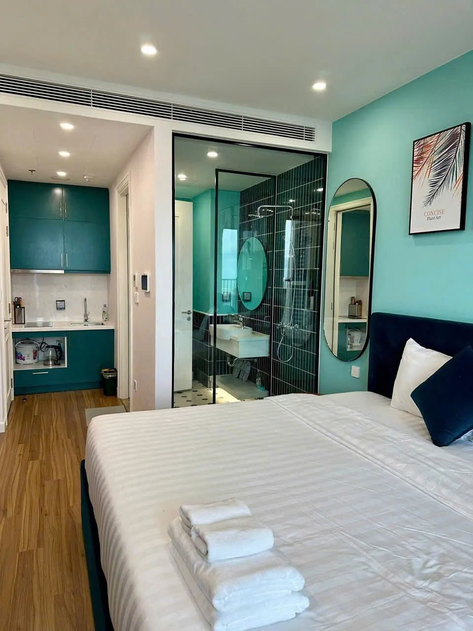 Căn Hộ Studio Hạng Sang Với Giường Cỡ Lớn, Có Ban Công