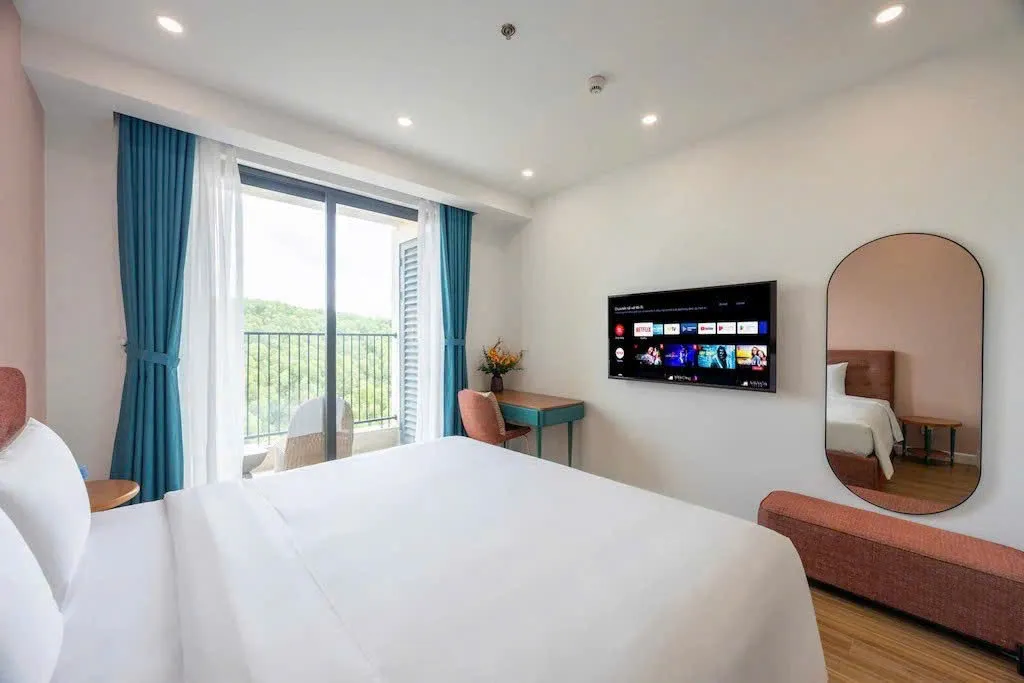 Căn Hộ Studio Hạng Sang Với Giường Cỡ Lớn, Có Ban Công