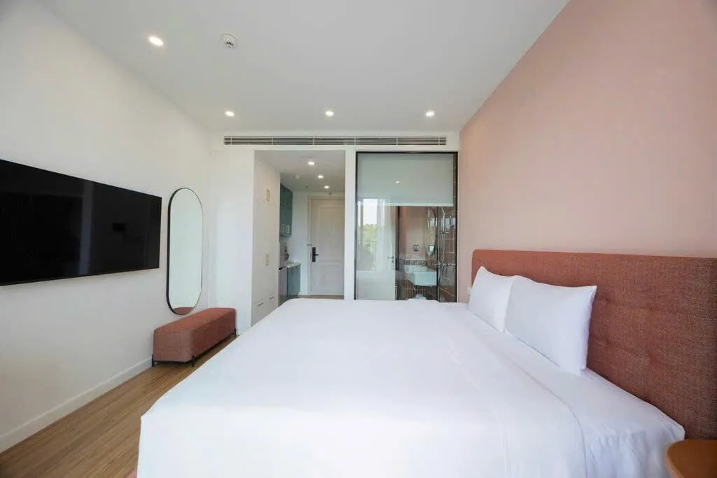 Căn Hộ Studio Hạng Sang Với Giường Cỡ Lớn, Có Ban Công